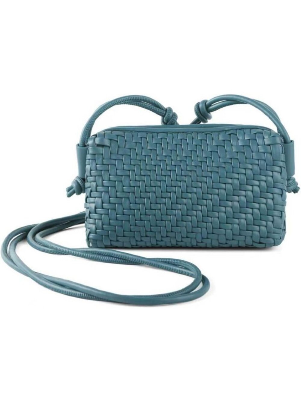 Stylish Small Woven Crossbody Bag with Adjustable Strap for Everyday Use